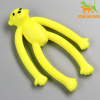 Игрушка для собак "Обезьяна" с пищалкой, 19,5 см, силикон, зелёная, желтая, красная